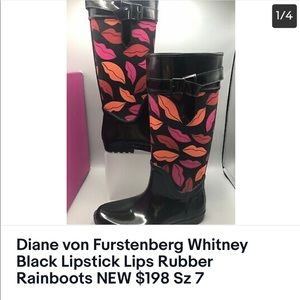 DVF rain boots brand new